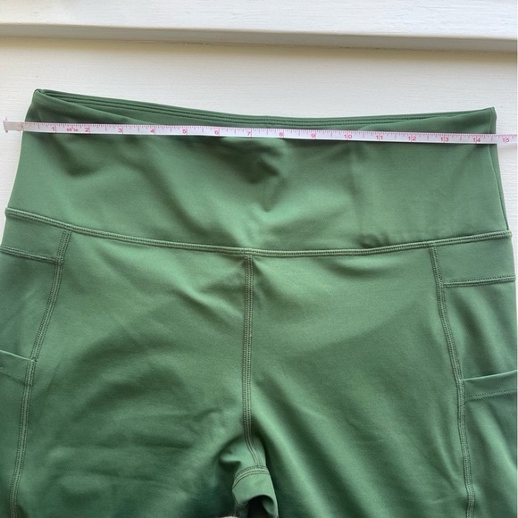 ZYIA Active Green Pine Light n Tight Hi-Rise 78 24" Leggings Size 12 - Picture 2 of 7